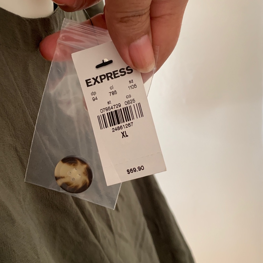 Express Button Down Dress - Picture 5 of 6